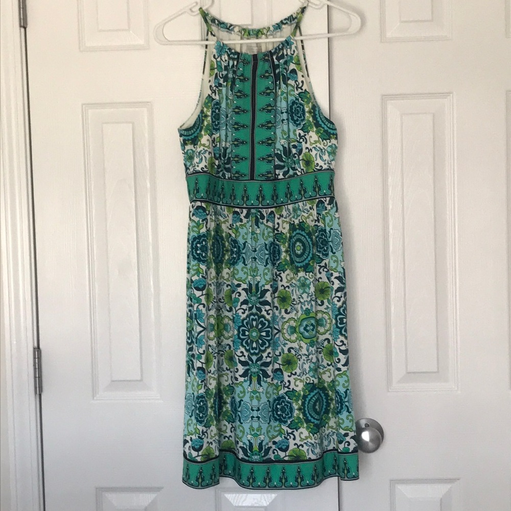 London Times Sleeveless Dress Size 10 petite